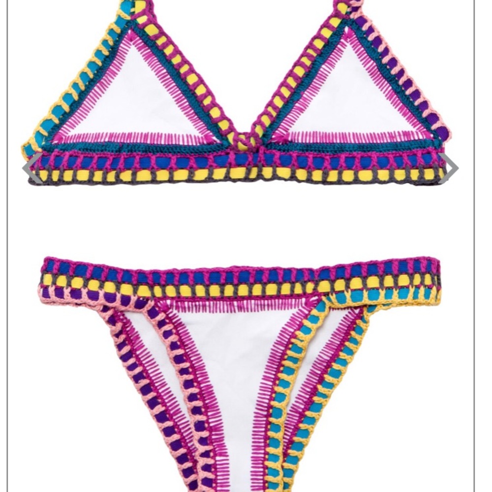 White KIINI small bikini set